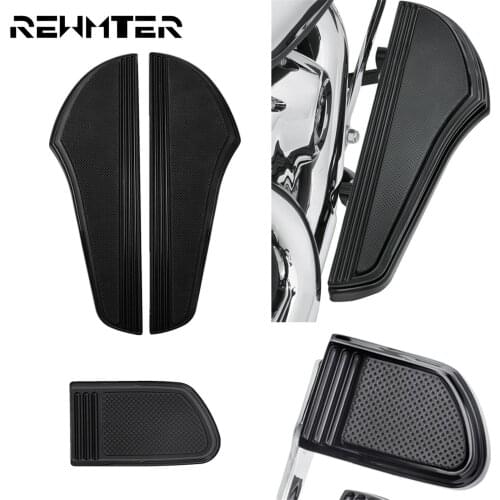 Motorcycle Front Rider Footboard Driver Floorboard&Brake Pedal Pad Cover For Harley Softail Touring Electra Glide Classic FLHTC