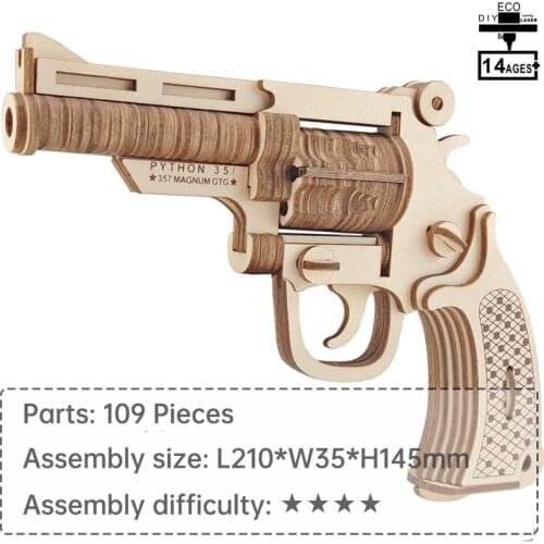 S&W M19 BULLDOG puzzle 1000 pieces kids educational toys wood toys for children kids puzzle kid birthday gift set diy toys