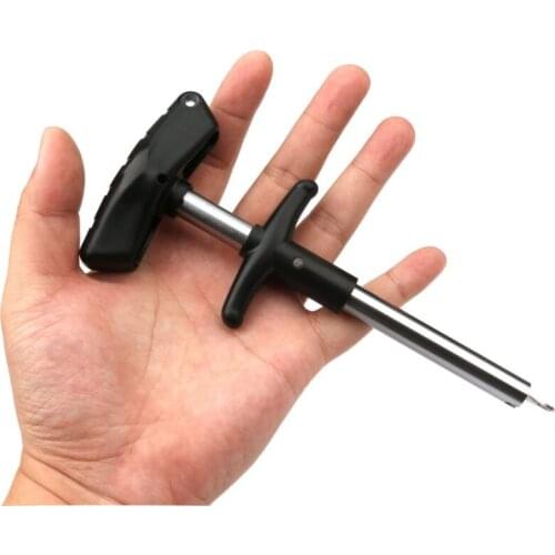 Pesca Portable Aluminum Tube Hook Detacher Lightweight Fishing Lure Remover Fish Hook Out Extractor Decoupling Device