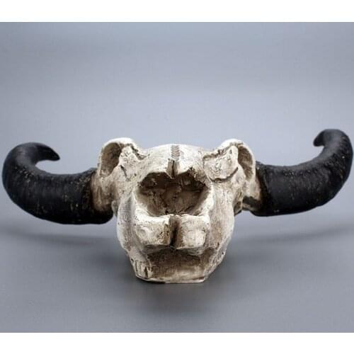 Resin Bull Wall Decor Crafts for Wall Mount Decoration