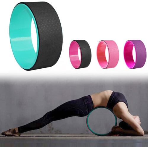 Professional Yoga Pilates Circle TPE Pilates Wheel Waist Shape Yoga Fitness Roller Slimming Bodybuild Pilates Ring Gym Training