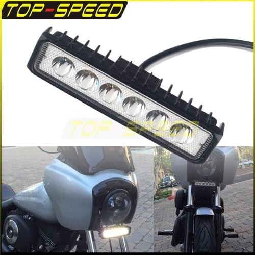 18W Work light LED Foglamp DRL 12V/24V Motorcycle For Automotive Vehicles Trucks Off Road Cars Trucks Tractors SUVs ATVs Boat