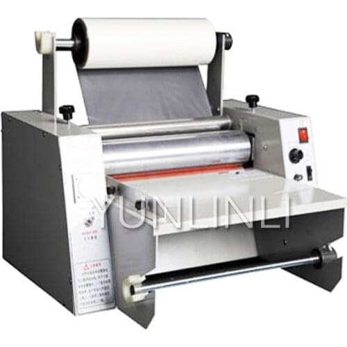 110V-220V Roll Laminator 15 Inch 380mm Heavy Duty Steel Roller Cold Hot Thermal 2 Function Speed Adjust Cold Laminating Machine