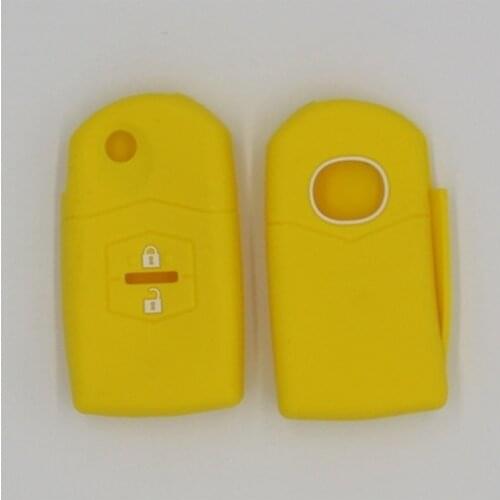 2PC Silicone Car Key Cover Remote Case for MAZDA Sch5 Speed Miata MX5 Shell Protector CX4 202