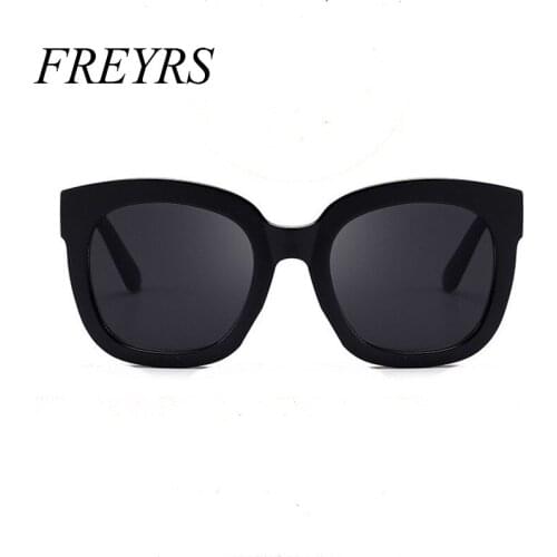 Trendymate Oversized Square Sunglasses Women Men Luxury Designer Shades Eyewear Vintage Sun Glasses UV400 Glasses Black 5546