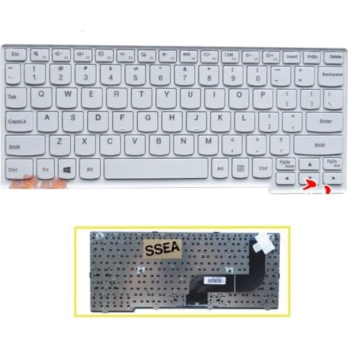 SSEA Wholesale Brand New US Keyboard white for Lenovo Ideapad Yoga 11S Yoga11S S210 S210T S215 S215T laptop Keyboard