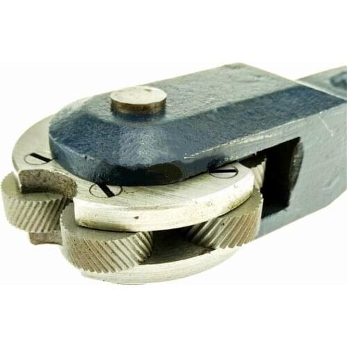 Steel Six Wheel Knurling Tool Set with Diagonal Linear Knurl Wheel 1mm 1.5mm 2mm Pitch Linear Pitch Knurl Set Lathe Cutter