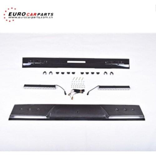 G class carbon finber car roof spoiler for w463 G63 G65 G500 G400 G350 carbon spoiler with LED running lights front wing
