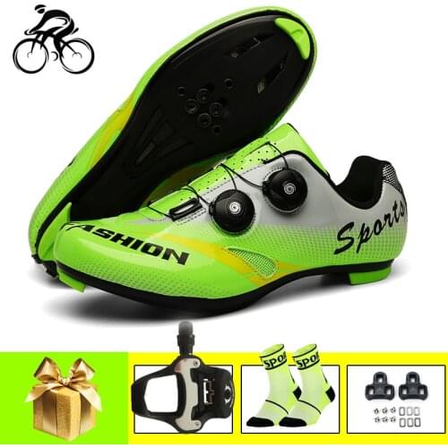 Cycling Shoes Men Outdoor Professional Women Racing Road SPD-SL Pedal Bicycle Sneakers Sapatilha Ciclismo Riding Bike Shoes