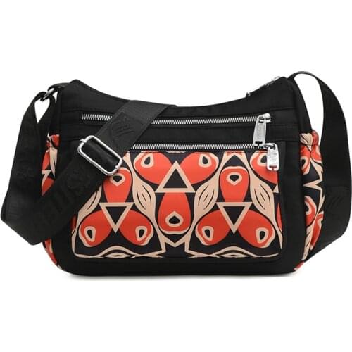 Women Shoulder Bag Brand Designer Luxury Nylon Bucket Tote Shopper Travel Crossbody Bag Handbag