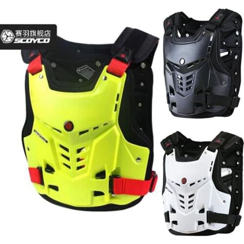 Scoyco AM05 gear knight equipment Motorcycle Motocross Chest and Back Protector Armour Vest Racing Motocross Body Armor