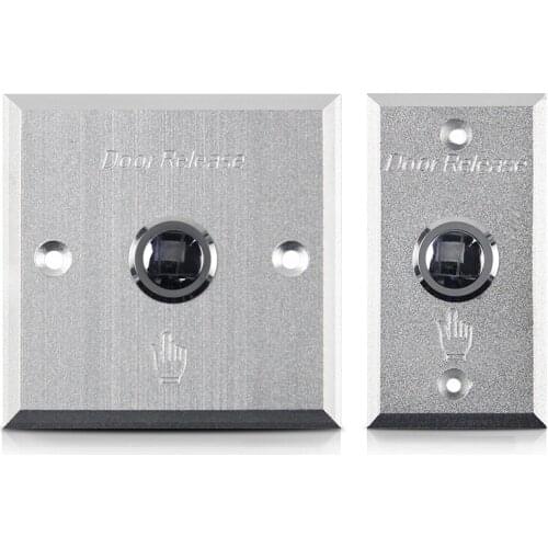 1PCS Door Exit Switch Normally Open Door Release Button Aluminum Alloy Panel