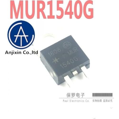10pcs 100% orginal and new fast recovery rectifier diode MUR1540G MUR1540 TO-220 in stock