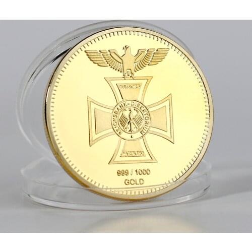 1872 German Eagle Cross Reichsbank 999/1000 Gold Gold Direktorium Metal Eagle Coins