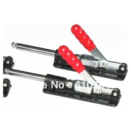 36080 Nonslip 45 Degree Handle Holding Capacity 386Kg 851 Lbs Metal Push Pull Toggle Clamp Clamper Plunger Stroke 80mm Hand Tool