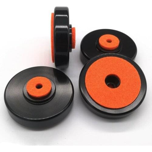 4pcs Abee Chassis Feet Double-sided Shock-absorbing Feet Aluminum Machine Feet ABEE Vinyl Record Player Shock-absorb
