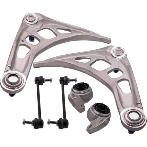 6x Front Lower Suspension Wishbone Arms Bushes Links Kit For BMW 3 Series E46 Z4