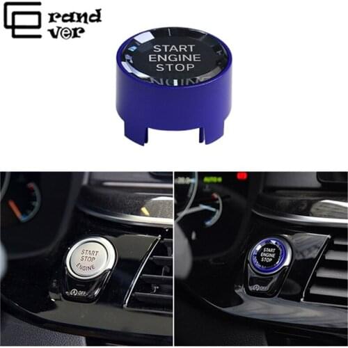 Car Engine Push Start Button for BMW X5/6/7 One-button Car Stop Start Engine Button Crystal Keyless Entry System Immobilizer