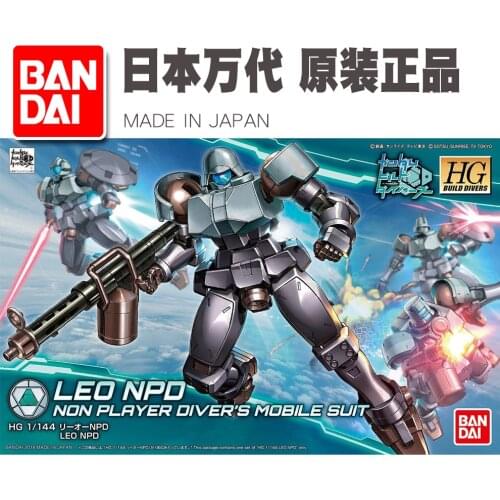Bandai HGBD 008 1/144 XXXG-00W0 Gundam Build Divers NPD Leo Assembly Model Kits Action Figure