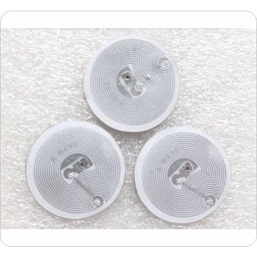 Free shopping 30pcs/Lot 25mm round Epaper rfid label sticker tag 215 chip for NFC product Lumia, BlackBerry, Nexus all nfc phone