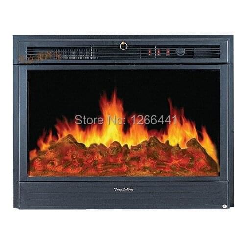 Fireplace heater electric fireplace insert firebox burner warm air blower optical artificial flame room heater