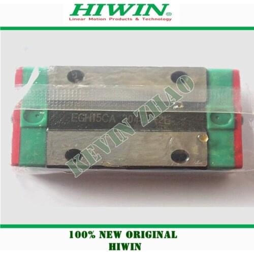HIWIN Taiwan made EGH15CA linear bearing sliding block for EGR15 15mm linear guide for CNC Router