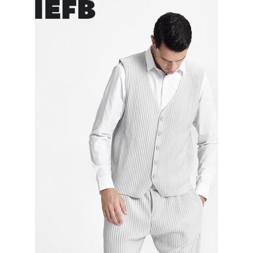 Мужские модные жилеты IEFB China At AliExpress
