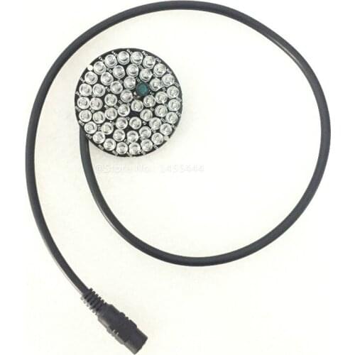 Lihmsek Invisible 940nm No Red Exposure at night 48pcs White IR LEDs Light Board For CCTV IR Illuminator Lamp accessories