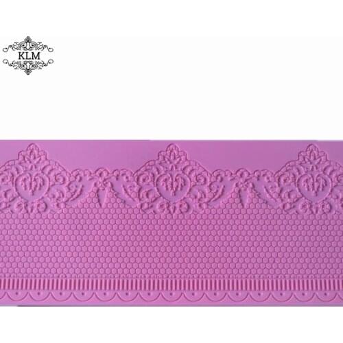 KLM new lace silicone mold cake decoration accessori tool fondant tool sugar flower tool