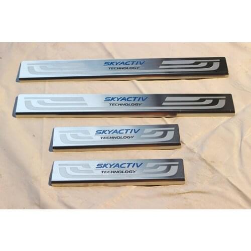 Suitable for 2013 2014 2015 2016 MAZDA CX-5 CX5 REAR CHROME TRUNK BOOT rear door trim strip stainless steel