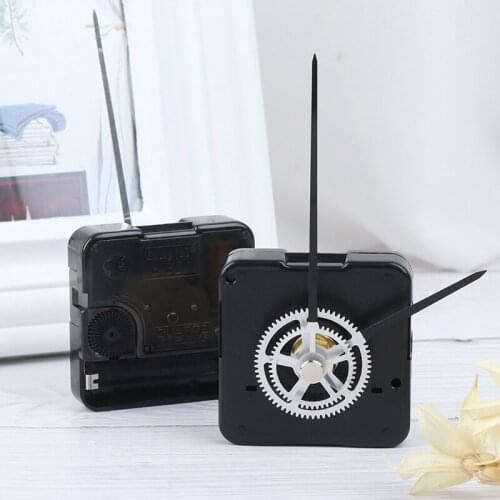 Silver Color Silent Wall Clock Mechanism Short Axis Quartz Clock Movement Metal Pointer