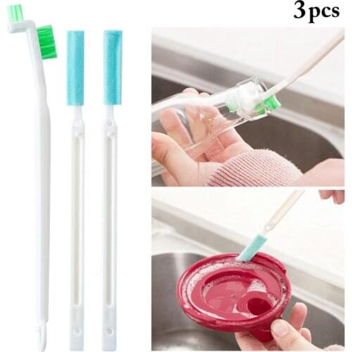 3Pcs/Set Bottle Cleaning Brush Creative Resin Cup Brush Kitchen Cleaning Brush Home Cleaning Supplies Kitchen Tools