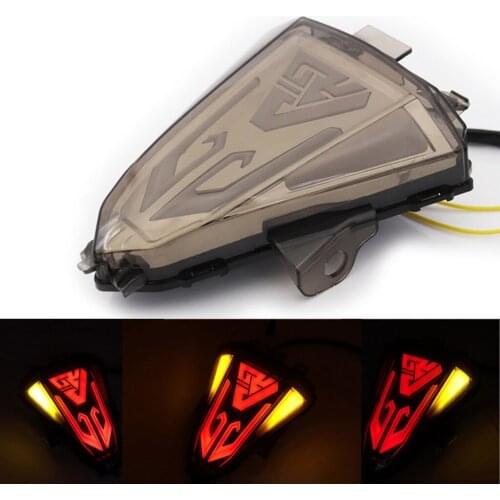LED Tail Brake Turn Signal Light For YAMAHA R15 2014-2016 YZFR15 (Red)