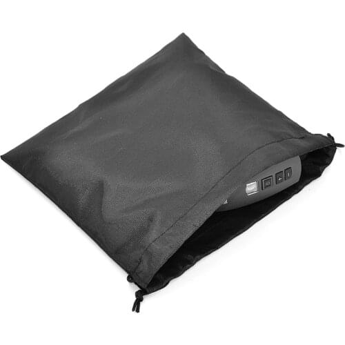 22x22cm Black Bag Protective Cover Earphones Waterproof Drawstring Bag Big Size Unversal Drawstring Bags Protective Carry Case