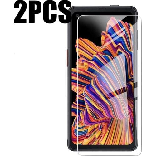 2pcs Tempered Glass for Samsung Galaxy Xcover Pro G715F 6.3" Screen Protector Protective Film