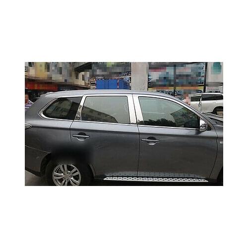 20* Full window Sill with Center Pillar Trims For Mitsubishi Outlander 2013-2018