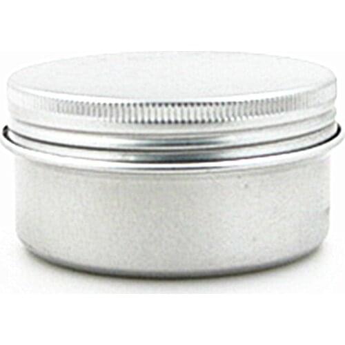 80g aluminium cream bottle,comestic containers with screw thread screw thread,Aluminium Balm Tins