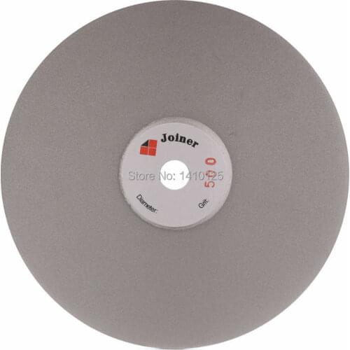 6" inch 150 mm Grit 500 Fine Diamond Grinding Disc Abrasive Wheel Coated Flat Lap Disk for Gemstone Jewelry Glass Rock Lapidary