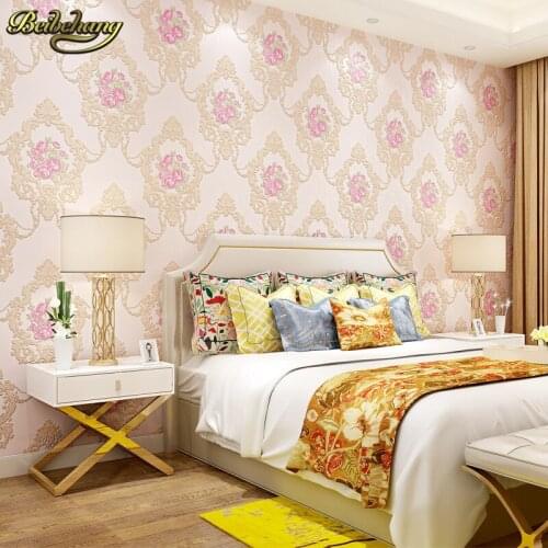 Beibehang European rural relief Non-woven wallpaper for walls 3 d desktop Wallpaper Roll Modern Non woven wall paper 3D flooring