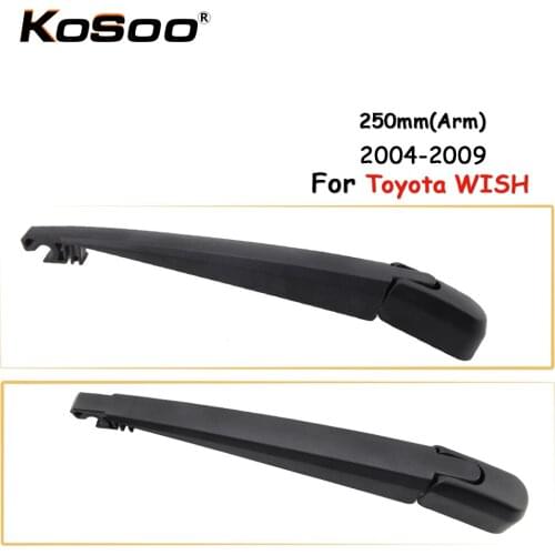 KOSOO Auto Rear Car Wiper Blade For Toyota WISH,250mm 2004-2009 Rear Window Windshield Wiper Blades Arm,Car Accessories Styling