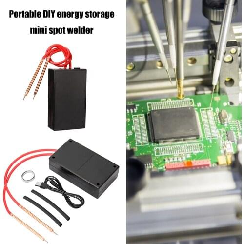 6 Gears DIY Mini spot welder Spot Welding for 18650 Lithium Battery Adjustable Welding machine with Nickel Sheet Welding Tool