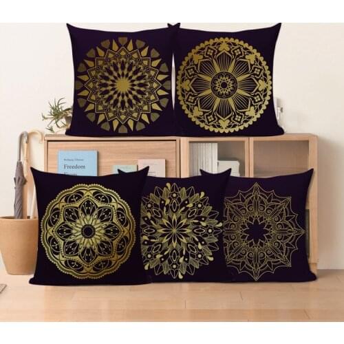 DIY Cushion Cover Mandala Pillow Cover for Sofa Home Decor Fancy Coussin Decoratif Modern Home Decor Gift