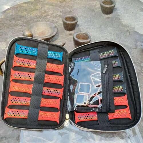 New Multifunction Portable Watch Strap Organizer Box Watchband Storage Case for Apple Watch Band Box Pouch Organizer Holder Bag