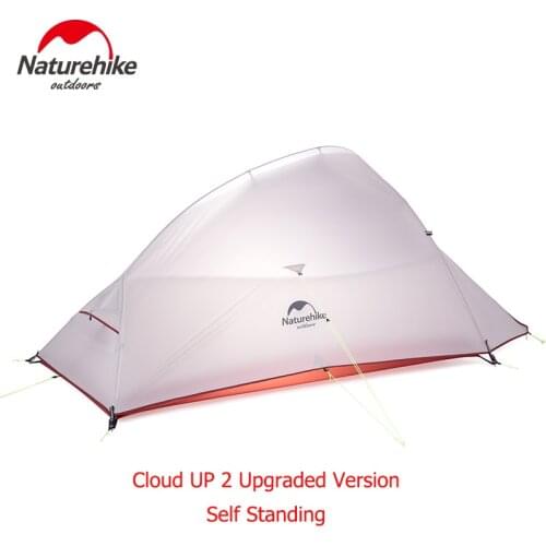 NatureHike 2 Person Camping Tent Outdoor Hiking Backpacking Cycling Ultralight Waterproof CloudUp 2 Upgraded SELF STANDING Tent