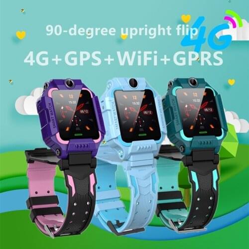 Y99 Kids Smart Watch 90 degree upright flip 4G GPS WIFI LBS Tracker Phone Watch SOS Video Call for Children Anti Lost Monitor