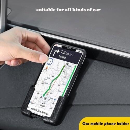 Phone Holder In Car Dashboard Sticking Universal Stand Mount Bracket Holder For Mobile Phone Car Accessories