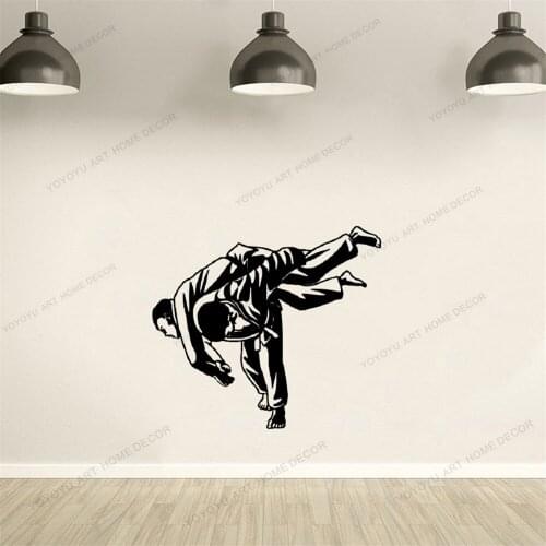 Sports Against Martial Arts Vinyl Wall Stickers Udo Wrestling Youth Dormitory Bedroom Decoration Wallpaper Mural CX830
