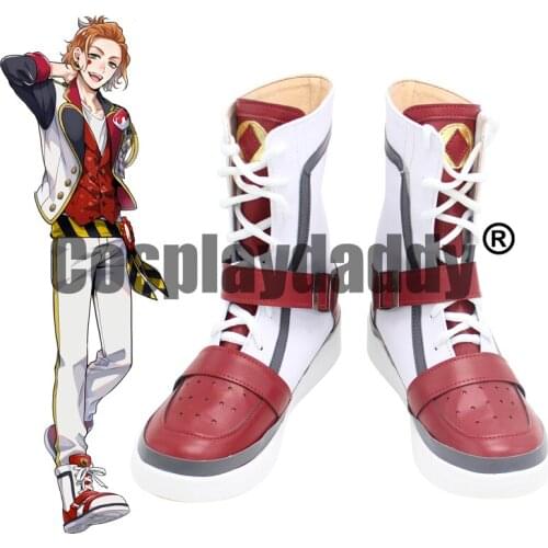 Twisted Wonderland Land of Pyroxene Heartslabyul Cater Diamond Dorm Ver. Game Cosplay Shoes Boots X002