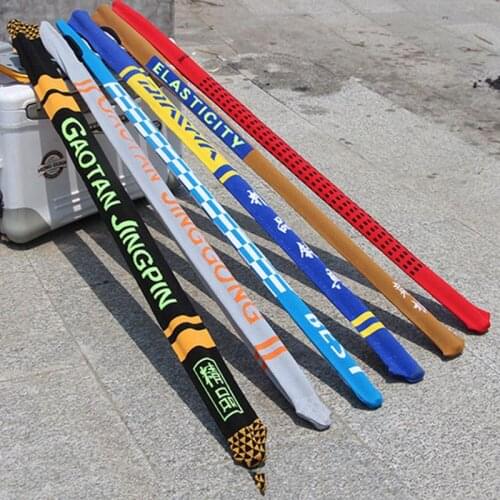 1pc Fishing Rod Bag High Elastic Abrasion Resistance Cotton Fishing Rod Bag Sleeve Fishing Pole Cover Sock Protector Bag Covers