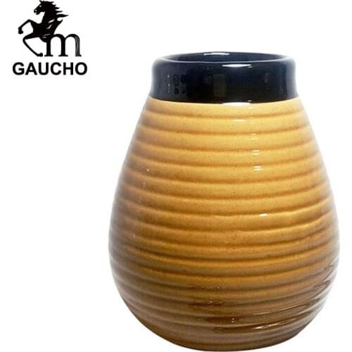 120 PCS/Lot Uruguay Yerba Mate Gourds Ceramic Cups Calabash Herba Tea Ware Nice Appearance Multiple Style For Option Hot Sale